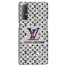 Чохол Стиль Louis Vuitton на Oppo Reno 3 Pro (Яскравий LV)