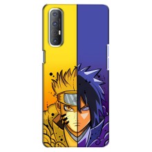 Купить Чехлы на телефон с принтом Anime для Оппо Рено 3 Про – Naruto Vs Sasuke