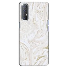 Мраморний чехол на Oppo Reno 3 Pro (VPrint) (Білий мрамор)