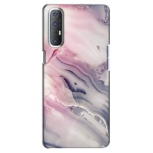 Мраморний чехол на Oppo Reno 3 Pro (VPrint) (Пурпурний Мрамор)