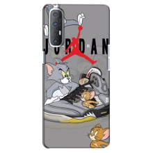 Силиконовый Чехол Nike Air Jordan на Оппо Рено 3 Про – Air Jordan