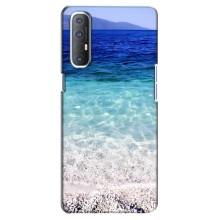 Силиконовый чехол с КАРТИНКАМИ лето для Oppo Reno 3 Pro (AlphaPrint) – Море