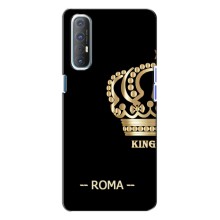 Чехлы для Oppo Reno 3 (VPrint) - Футбольные клубы (Roma)