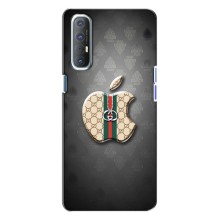 Чехлы ГУЧЧИ для Оппо Рено 3 (AlphaPrint) (Apple gucci)