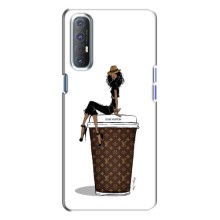 Чохли Луі Вітон для Oppo Reno 3 (AlphaPrint - LOUIS VUITTON) (кава LOUIS VUITTON)