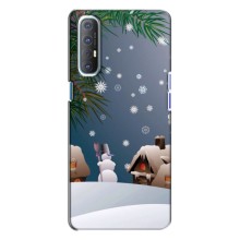 Чехлы на Новый Год Oppo Reno 3 (Зима)