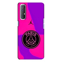 Чехлы PSG для Oppo Reno 3 (AlphaPrint) (яркий ПСЖ)