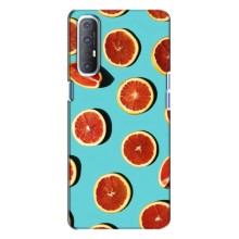 Чехлы с Фруктами для Oppo Reno 3 (VPrint) (Грейпфрут)