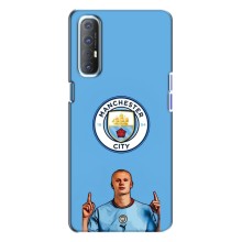 Чехлы с футболистом Ерлинг Холанд для Oppo Reno 3 (AlphaPrint) (Холанд Манчестер Сити)