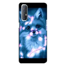 Чехлы с картинкой Лисички для Oppo Reno 3 (VPrint) (Яркая лисичка)
