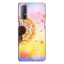 Чохол з картинкою (Стильні) OPPO Reno 3 - (AlphaPrint) – Кульбабка