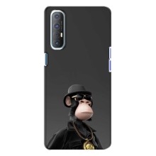 Чехлы с Обезьянами NFT для Oppo Reno 3 (AlphaPrint) (Обезьяна NFT)