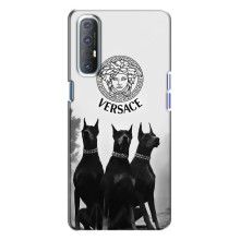 Чохли VERSACE для OPPO Reno 3 (PREMIUMPrint) – Доберман Версаче