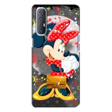 Чохол Disney Mouse Oppo Reno 3 (PREMIUMPrint) – Minni з бантіком