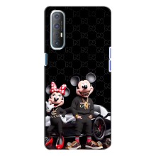 Чохол Disney Mouse Oppo Reno 3 (PREMIUMPrint) – Родина Маусів