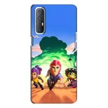 Чехол для Oppo Reno 3 Бравл Старс (VPrint)