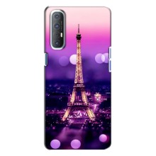 Чохол Ейфелева Вежа Oppo Reno 3 - (AlphaPrint)