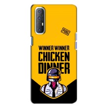 Чехол PUBG для Оппо Рено 3 (AlphaPrint) (Pubg шлем)