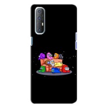 Чехол Амонг Ас для Oppo Reno 3 (AlphaPrint) (Амонг-ас)