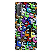 Чехол Амонг Ас для Oppo Reno 3 (AlphaPrint) (Убит)