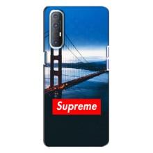 Чеохол для Oppo Reno 3 з картинкою Supreme (AlphaPrint)