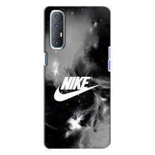Чехол для Oppo Reno 3 - с принтом Найк (AlphaPrint) (Лого Найк)