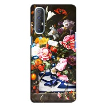 Чехол для Oppo Reno 3 - с принтом Найк (AlphaPrint) (Стиль Найк)