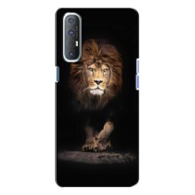 Чехол со Львом для Oppo Reno 3 (VPrint) (Лев)