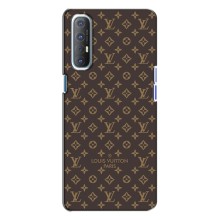 Чехол Стиль Louis Vuitton на Oppo Reno 3 – Фон Луи Виттон