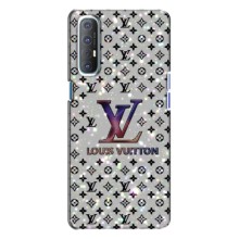 Чехол Стиль Louis Vuitton на Oppo Reno 3 – Крутой LV