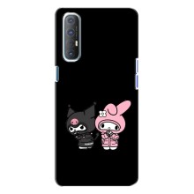 Чехол с кроликом Куроми на Oppo Reno 3 (Куроми и Мелоди)