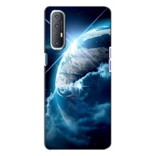 Космические Чехлы для Оппо Рено 3 (VPrint) (Земля с космоса)