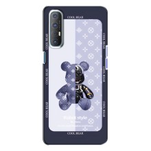 Круті Чохли Луі Віттон для Oppo Reno 3 (AlphaPrint) (Медведик LV)