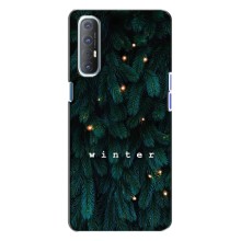 Новорічні, Святкові Чохли для Oppo Reno 3 - 2024 год – Winter