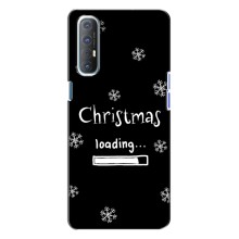 Різдвяні, Святкові Чохли для OPPO Reno 3 – Christmas loading