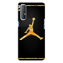 Силиконовый Чехол Nike Air Jordan на Оппо Рено 3 – Джордан 23