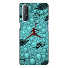 Силиконовый Чехол Nike Air Jordan на Оппо Рено 3 – Джордан Найк