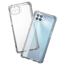 TPU чохол GETMAN Ease logo посилені кути Full Camera для Oppo Reno 4 Lite – Прозорий