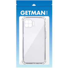 TPU чохол GETMAN Ease logo посилені кути Full Camera для Oppo Reno 4 Lite – Прозорий