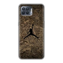 Чохли для OPPO Reno 4 Lite - з картинкою JORDAN (AlphaPrint) (Logo Jordan)