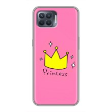 Чохол з картинкою (Стильні) OPPO Reno 4 . - (AlphaPrint) – Princess