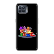 Чехол Амонг Ас для OPPO Reno 4 Lite (AlphaPrint) (Амонг-ас)