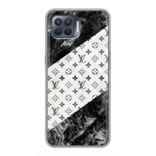 Чохол Стиль Louis Vuitton на OPPO Reno 4 Lite (LV на білому)