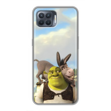 Чохол з мультфільмом Шрек на OPPO Reno 4 Lite – Шрек і осел