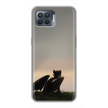 Чехол как приручить дракона на OPPO Reno 4 Lite (Беззубик)