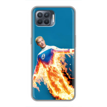Чохол з принтом Фантастична четвірка для OPPO Reno 4 Lite – Людина-факел