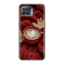Чохол з унікальним дизайном 'Осінь з кавою' для OPPO Reno 4 Lite – Кава на ковдрі