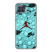 Силіконовый Чохол Nike Air Jordan на Оппо Рено 4 Лайт – Джордан Найк