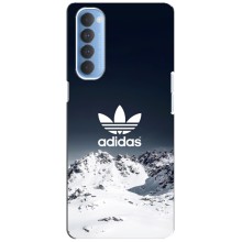 Чехлы Адидас для Oppo Reno 4 Pro (AlphaPrint) (Адидас в горах)