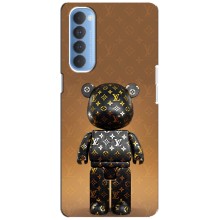 Чехлы для Oppo Reno 4 Pro - Bearbrick Louis Vuitton (PREMIUMPrint) (Bearbrick)